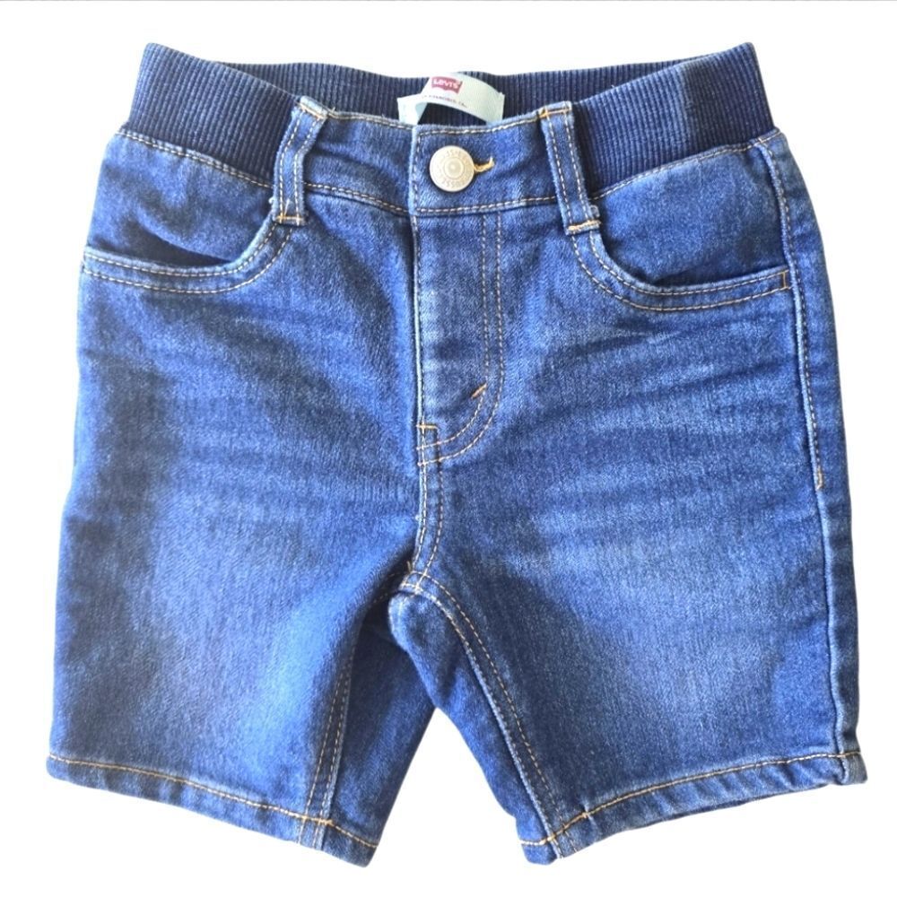 Levi's Blue Denim Bermuda Shorts